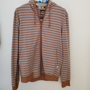 Burnt Orange/Light Grey Track Jacket